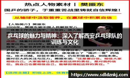 乒乓球的魅力与精神：深入了解西安乒乓球队的训练与文化